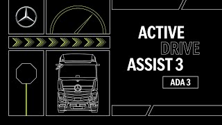 By your side Active Drive Assist 3  MercedesBenz Trucks [upl. by Terraj]