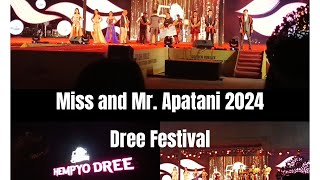 Mr and Miss Apatani  Dree festival  Arunachal Pradesh [upl. by Ramalahs]