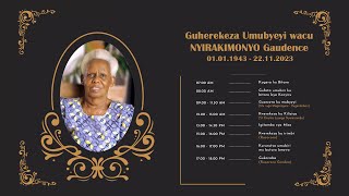 Guherekeza Umubyeyi wacu NYIRAKIMONYO Gaudence kuwa 22112023 [upl. by Helfant]