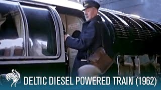 Deltic Diesel Powered Train 1962  British Pathé [upl. by Tloc]