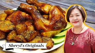 Marmite Chicken Whole Legs  Airfry   马麦酱烤鸡腿 [upl. by Sedda740]