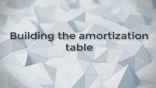 Building the amortization table  Project Finance amp Excel Build Financial Models From Scratch [upl. by Cirederf641]