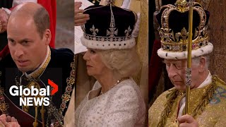 King Charles coronation A new monarch is crowned in Westminster Abbey [upl. by Lovering]