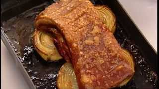 Pork Belly with Curly Kale Part 1  Gary Rhodes Cookery Year  BBC Food [upl. by Neeoma656]