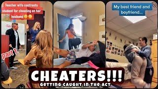 Real CHEATERS Getting Caught In The Act Compilations  Tiktok Cheating Compilations [upl. by Amias]