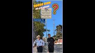 Is That A Bogus Ceremonial City Sign at Monastery of the Angels in Hollywood [upl. by Carver118]