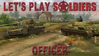 Lets Play Soldiers Heroes of World War 2  Mission 28 Officer HARD DIFFICULTY [upl. by Nitaj566]