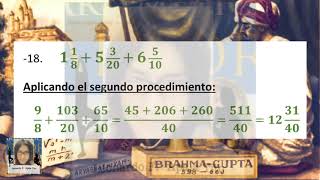 Operaciones con números fraccionarios l Suma l Ejercicio 120 Aritmética de Baldor Cap 25 [upl. by Aleakim]