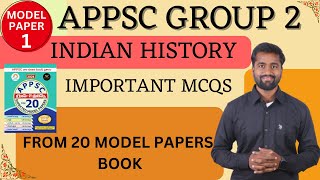 APPSC Group 2 Indian History Important MCQs [upl. by Sams]