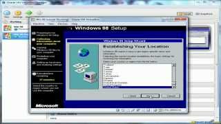 Install Windows 98 and play old win games with VirtualBox  Squakenetcom tutorial [upl. by Aicenra]