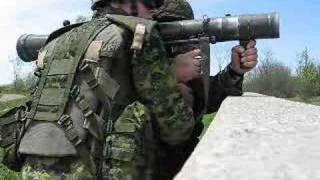 Firing 84mm SRAAWM Carl Gustav [upl. by Nauqes]