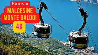 FUNIVIA MONTE BALDO  A CABINE ROTANTI [upl. by Ahsiema630]