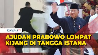 Ajudan Prabowo Lompat Kijang di Tangga Istana Karena Hal Ini [upl. by Anitel409]