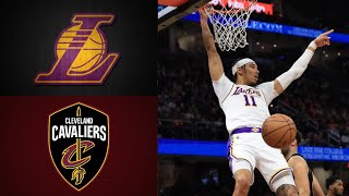 Lakers vs Cavs  Lakers GameTimeTV  Lakers Team Highlights [upl. by Lancelot735]