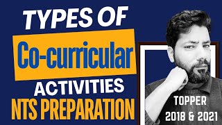 Types of Cocurricular Activities  NTS Preparation  BRAINS ACADEMY nts ajkpsc [upl. by Tana]