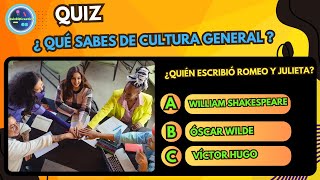 quotDesafío de Cultura General 🌍🧠 ¡Pon a Prueba tu Conocimientoquot [upl. by Ner]