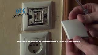 Comment changer un interrupteur  Installer un interrupteur  Remplacer un interrupteur unipolaire [upl. by Favian]