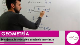 Geometría Semejanza Introducción y razón de semejanza [upl. by Ettenhoj983]