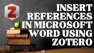 How to insert references in your Word document using Zotero [upl. by Chandless]