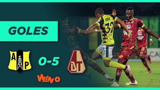 Alianza Petrolera vs Tolima 05  Liga BetPlay Dimayor 20211  Fecha 9 [upl. by Ute]