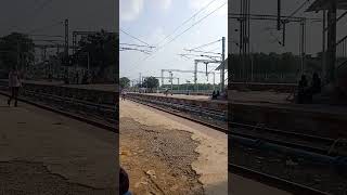 Farakka Express Announcement from Shahganj Junction railway station indianrailwayshighspeedtrain [upl. by Deer]