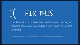 Windows 10 Crash FIx  Works 100 [upl. by Nwahsud]