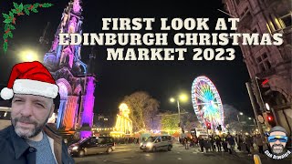 First look at Edinburgh Christmas 2023 [upl. by Attinahs]