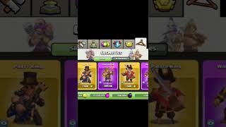 purchasing golem king skin 😁🥵🔥 gaming  macvin gaming coc skins clashofclans [upl. by Amalita]