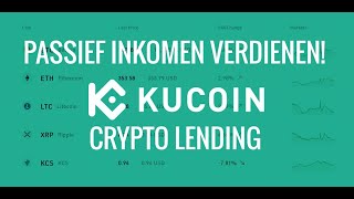 Kucoin Crypto Lending Tutorial  Mijn Kucoin Lending Strategy amp Verdien Een Passief Inkomen [upl. by Hsevahb735]