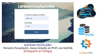 Sistema de Gestión Hotelera Gratis desarrollada en PHP MySQL Bootstrap Comparto el Código [upl. by Janelle]