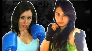 Brenda Lantaño Vs Yasna Delgado  Boxeo femenino amateur Chile  09082014 [upl. by Blanding]