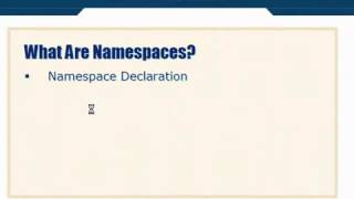 XML Tutorial 39 Introduction to Namespaces [upl. by Aemat]