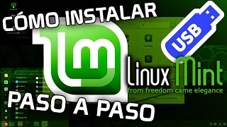 ✅ COMO INSTALAR LINUX MINT DESDE USB BOOTEABLE [upl. by Templer]