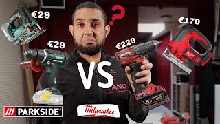 Dit heb ik niet verwacht Milwaukee vs Parkside accu schroefmachine en accu decoupeerzaagmachine [upl. by Babbette]