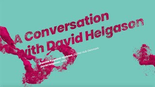 A Conversation with David Helgason  Digital Frontrunners 2019 [upl. by Pedrotti115]