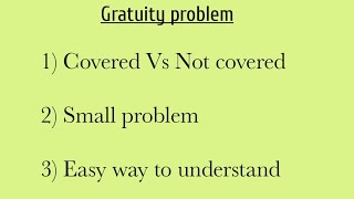 How to Calculate Payment of Gratuity in tamil CMA Inter [upl. by Ael]