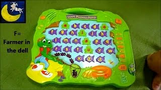 LeapFrog Leaps Phonics Pond Title of Songs in Music Mode that Match Up with Alphabet Letters [upl. by Valerio239]