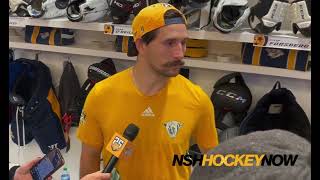 Filip Forsberg postgame 102823 [upl. by Egan]