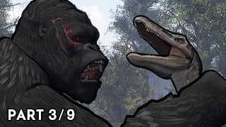 King Kong 2005 vs Baryonyx  Animation Part 39 [upl. by Latsyrhk]