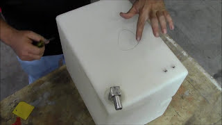 How to repair HDPE plastic water ballast tanks [upl. by Sucramat]