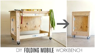 DIY Folding Mobile Workbench [upl. by Thibaut]