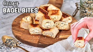 Irresistible Crispy Bagel Bites  Quick amp Tasty [upl. by Shimberg]