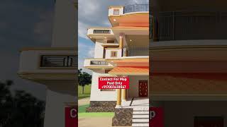 35X40 में 2 मंजिल का सुन्दर डिजाइन Double Floor House plan idea map नक्शा [upl. by Lucien]