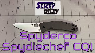 Spyderco Spydiechef New CQI Version [upl. by Nairbal491]