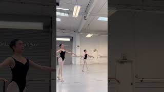 How we do Pirouettes in Center Osipova Ballet Academy  Vaganova training in California dance [upl. by Ciccia]