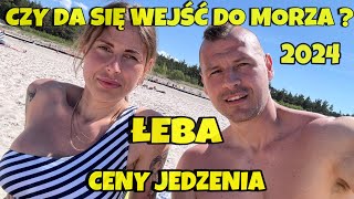 CENY JEDZENIA i CZY DA SIĘ WEJŚĆ DO MORZA  ŁEBA BAŁTYK 2024 PS TU ROSNĄ PALMY [upl. by Vincenta]