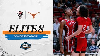 NC State vs Texas  Elite Eight NCAA tournament extended highlights [upl. by Shimkus]