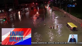 Mga residente at motorista naperwisyo ng baha sa Zapote Junction  Unang Balita [upl. by Drida]