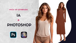 Cómo hacer fotomontaje con IA  Photoshop  Producción de fotos 100 digital 💻 [upl. by Annoyi]