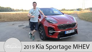 2019 Kia Sportage 20 CRDi EcoDynamics Fahrbericht  Ersteindruck des 48VMildHybrid  Autophorie [upl. by Ellery369]